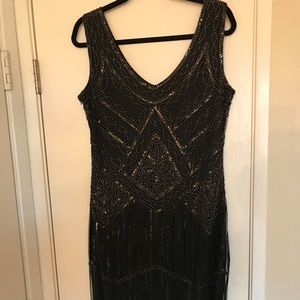 Black flapper dress!